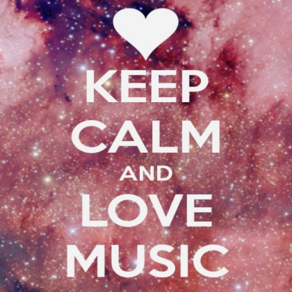 Keep Calm And Love Music Roblox decal