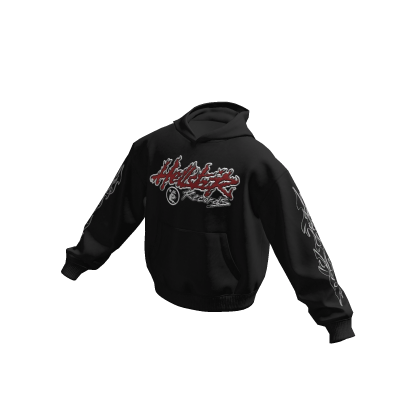 Designer Hellstar Hoodie Black thumbnail