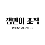잼민 조직.