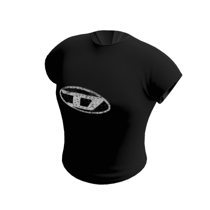 DIESEL Sequined T-Shirt (Black)