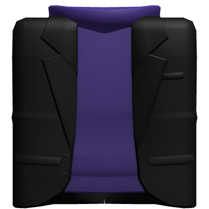 Purple Turtleneck with Black Suit