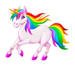 Pretty Rainbow Loveable Unicorns