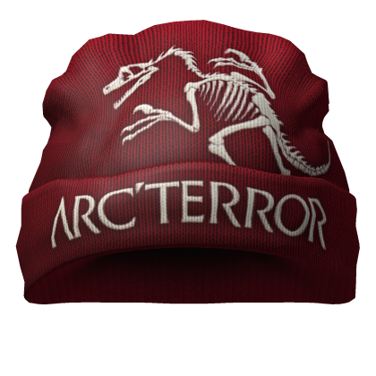 🍎Red Y2K Gorpcore Hiking Arc'terror Beanie🍎