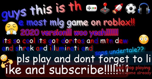 THE MOST MLG GAME ON ROBLOX