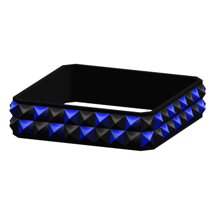 Deep Blue Studded Scene Bracelet [R6 Left]