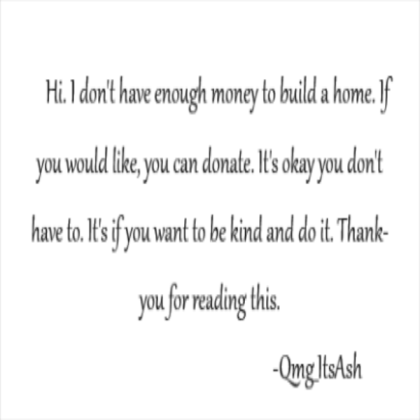 Bloxburg Donation Poster Roblox decal