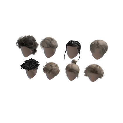 [JOEY] Male Wig Pack 1