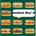 Sandwich way! :)