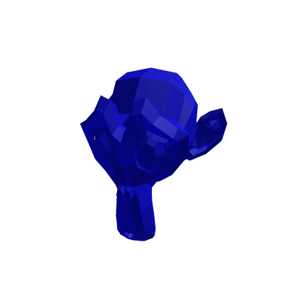 Blue Monkey head