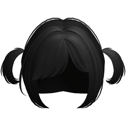 black silly cutie baby mini pigtails