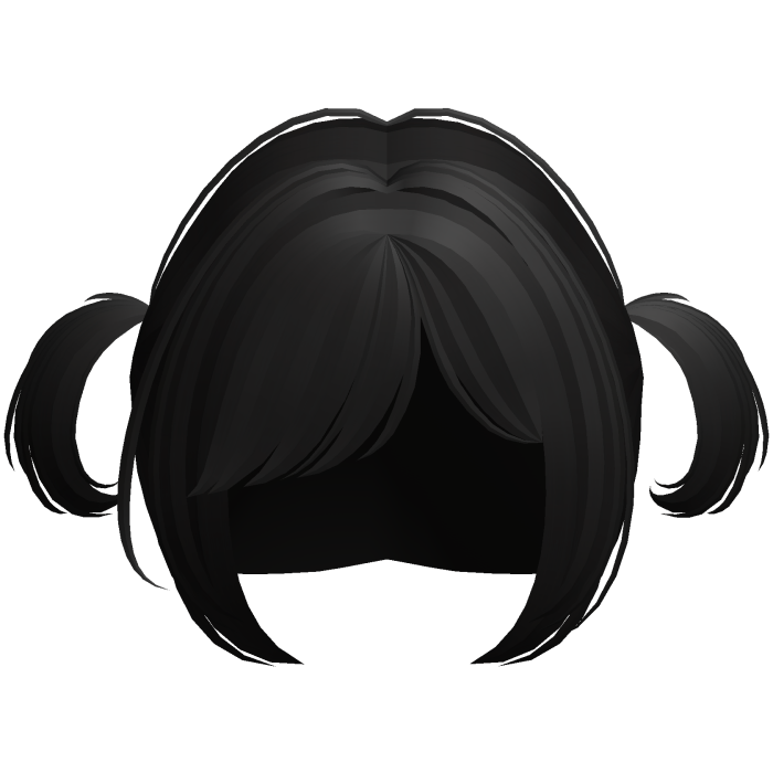 black silly cutie baby mini pigtails