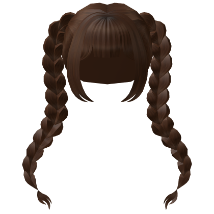 Cutesy Braided Twintails Roblox item