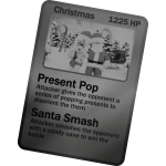 [Holiday Series] - Silver Christmas Trading Card