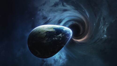 Jump Into Biggest Black Hole