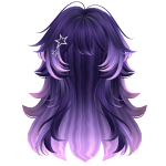 Super Fluffy Wavy Anime Hairstyle (Galaxy)
