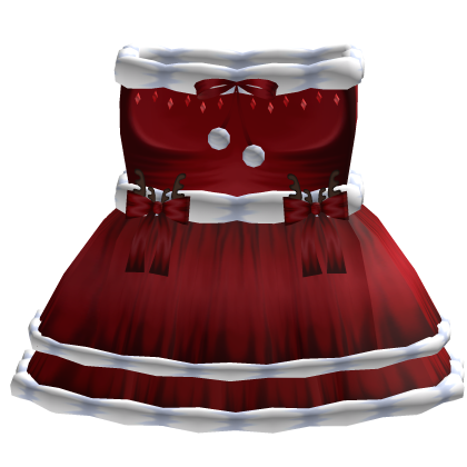 Kawaii Christmas Bow Dress