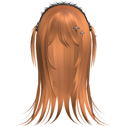 Vampire Goth Wispy Long Hair Ginger  Roblox item