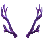 Purple Sparkle Time Antlers