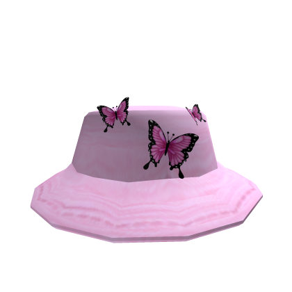Pink 3D Butterfly Hat
