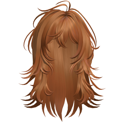Soft Layered Wolf Cut - Ginger