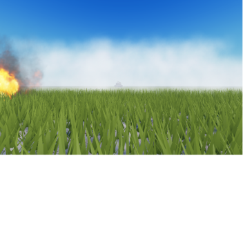 In the fog of war a tank is still visible