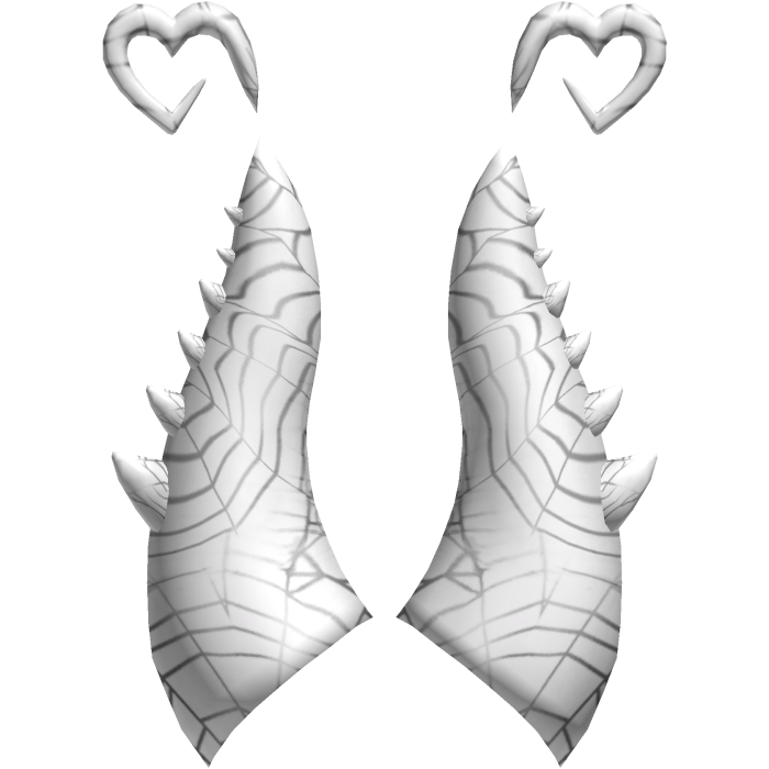 White Spiderweb Candle of Pwnage Horns Add-On