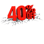 40% off