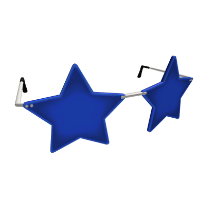 Blue Star Glasses thumbnail