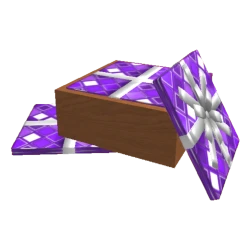 Box of Purple Wrapping Paper