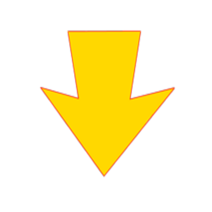 Arrow Transparent Down Roblox decal