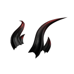 Ominous Red Seraphic Horns