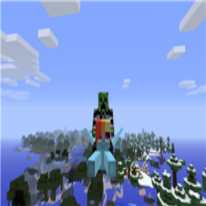 Flying Rainbowdash in Minecraft! Roblox decal