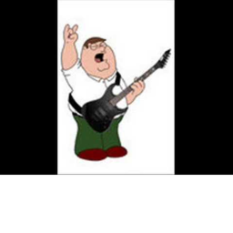 Play bass on a roof with Peter Griffin