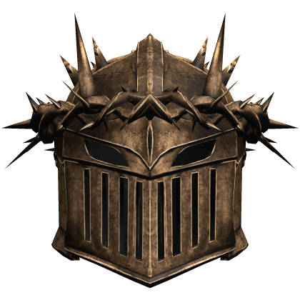 Bronze Steel Thorned Knight Helmet Roblox item