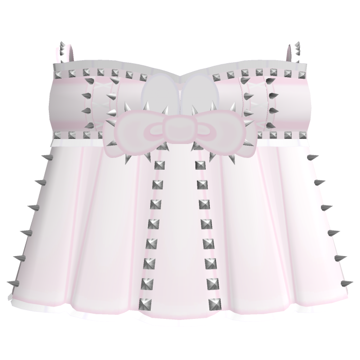 ♡ bunny spikes doll dress in pink