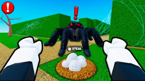 Steal Eggs from Spiders! 🕷️