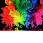 Neon Rainbow happy Group