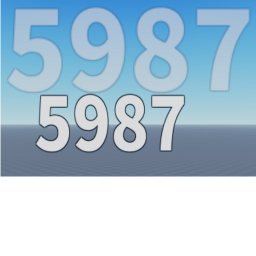 5987
