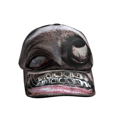 leather grillz printed cap Roblox item