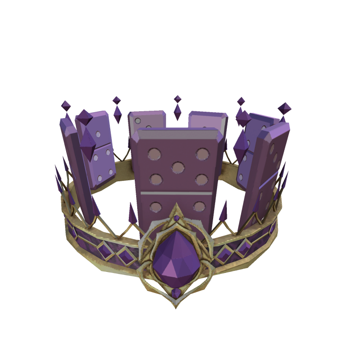 Purple Crystal Domino Gem Crown
