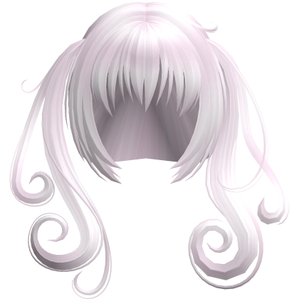 deviluke swirly light pink anime pigtails Roblox item