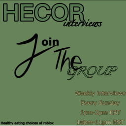 HECOR Interviews (Starting May 10)