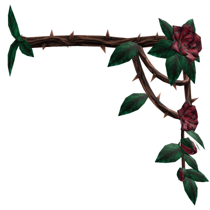Rose Thorn Vine Waist - Emerald & Burgundy