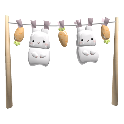 ♡ Bunny Laundry Line Roblox item