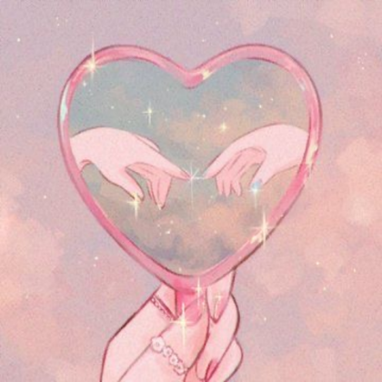 pastel pink aesthetic mirror hand Roblox decal