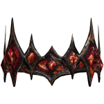 Sovereign Red Nebula Space Crown