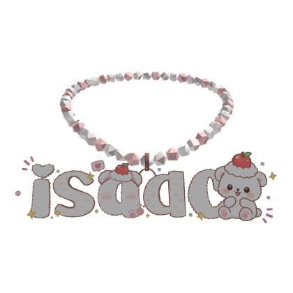 ♡ : isaac bear beaded 3.0