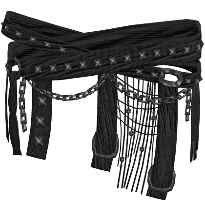 esoteric dune grunge 1.0 waist cloth belt