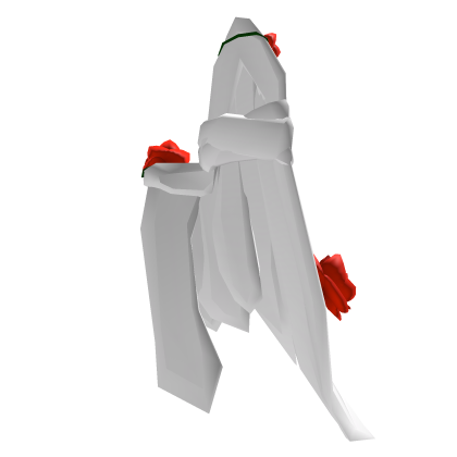 Bandaged Rose Wing (White/Left)