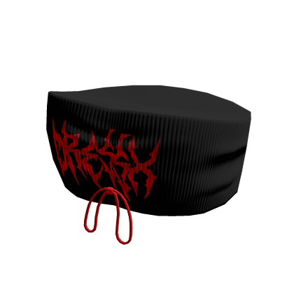 Y2K Cyber Sigil Tube Top Red Black thumbnail